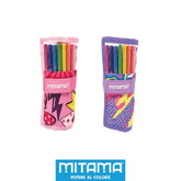 PLUMIER GLITTER ROLL CON ACCESORIOS PURPURINA NIÑA STDOS | MITAMA